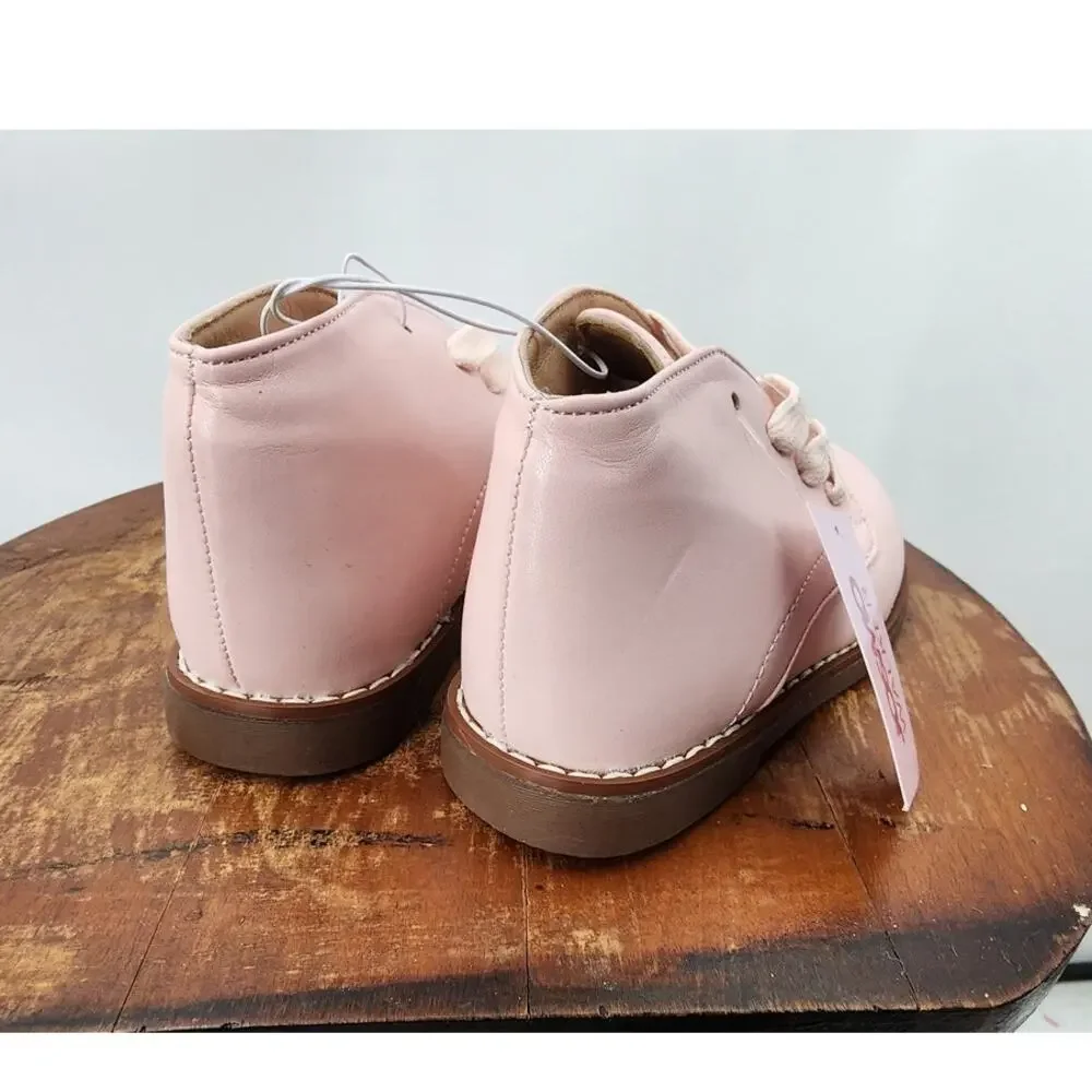 New NWT Josmo Baby Walker Pink With Brown Size‎ 7 Toddler